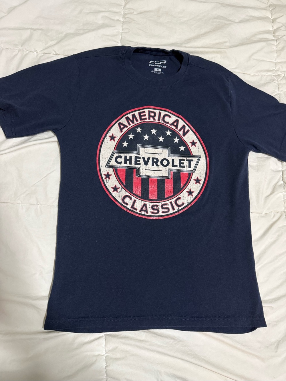 Men’s Navy American Classic Logo Short Sleeve Tee